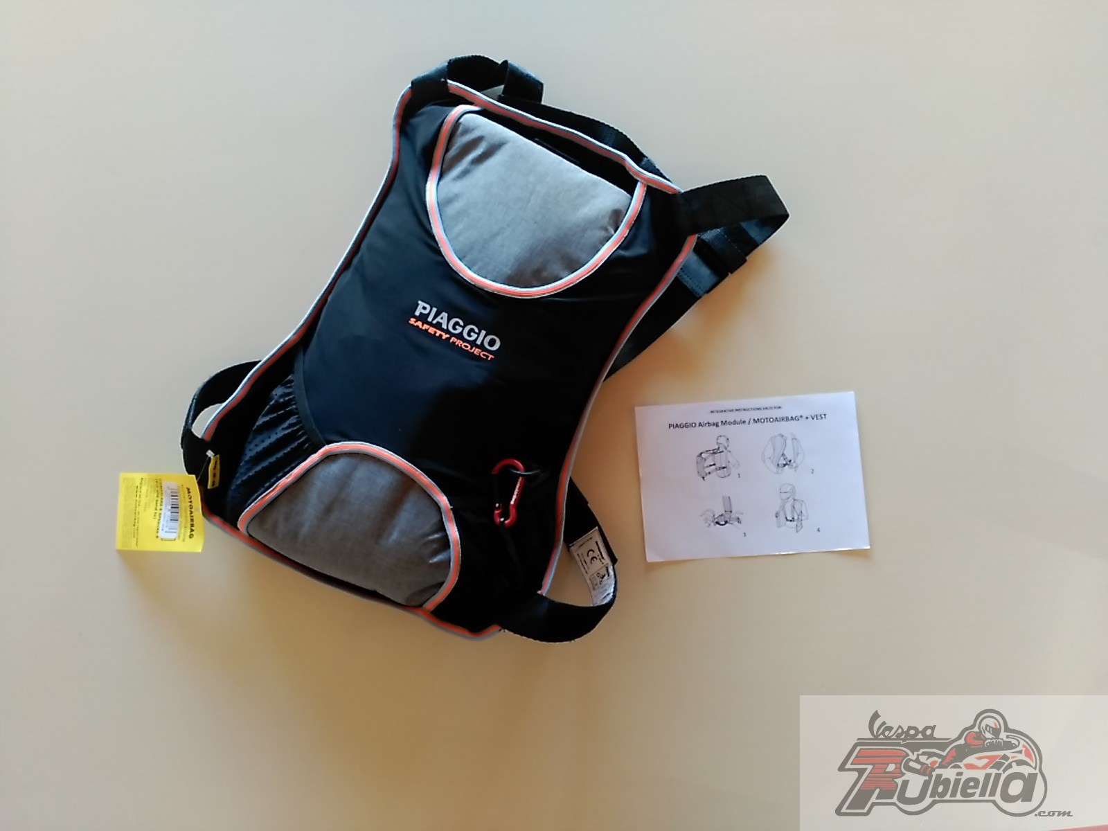 Mochila Airbag Piaggio Safety Project